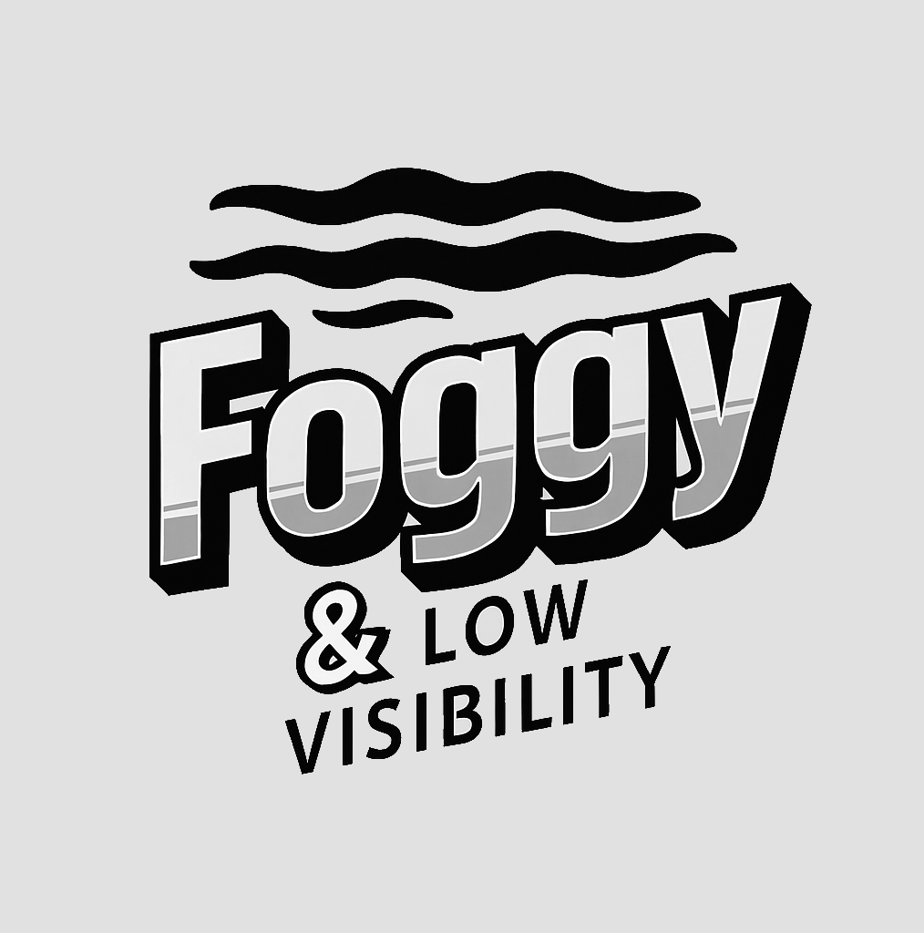 Foggy and Low Visibility
